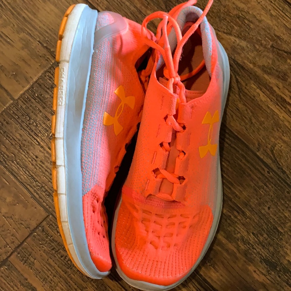 Neon orange under armor